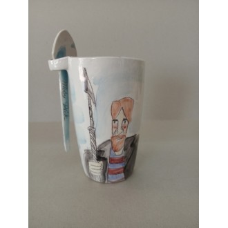 taza con cuchara Moby Dick